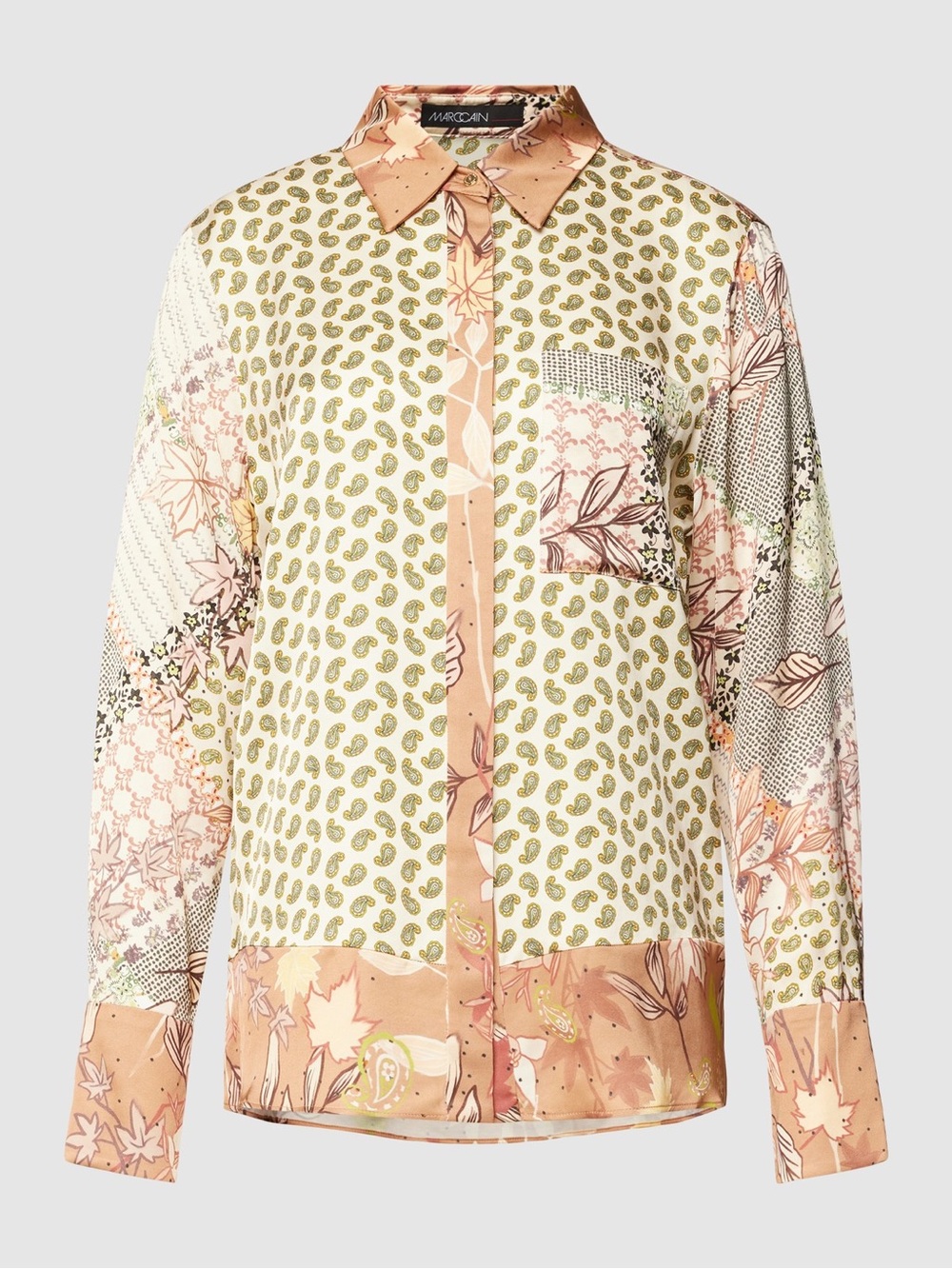 MARC CAIN Patterned Shirt Size L Like New